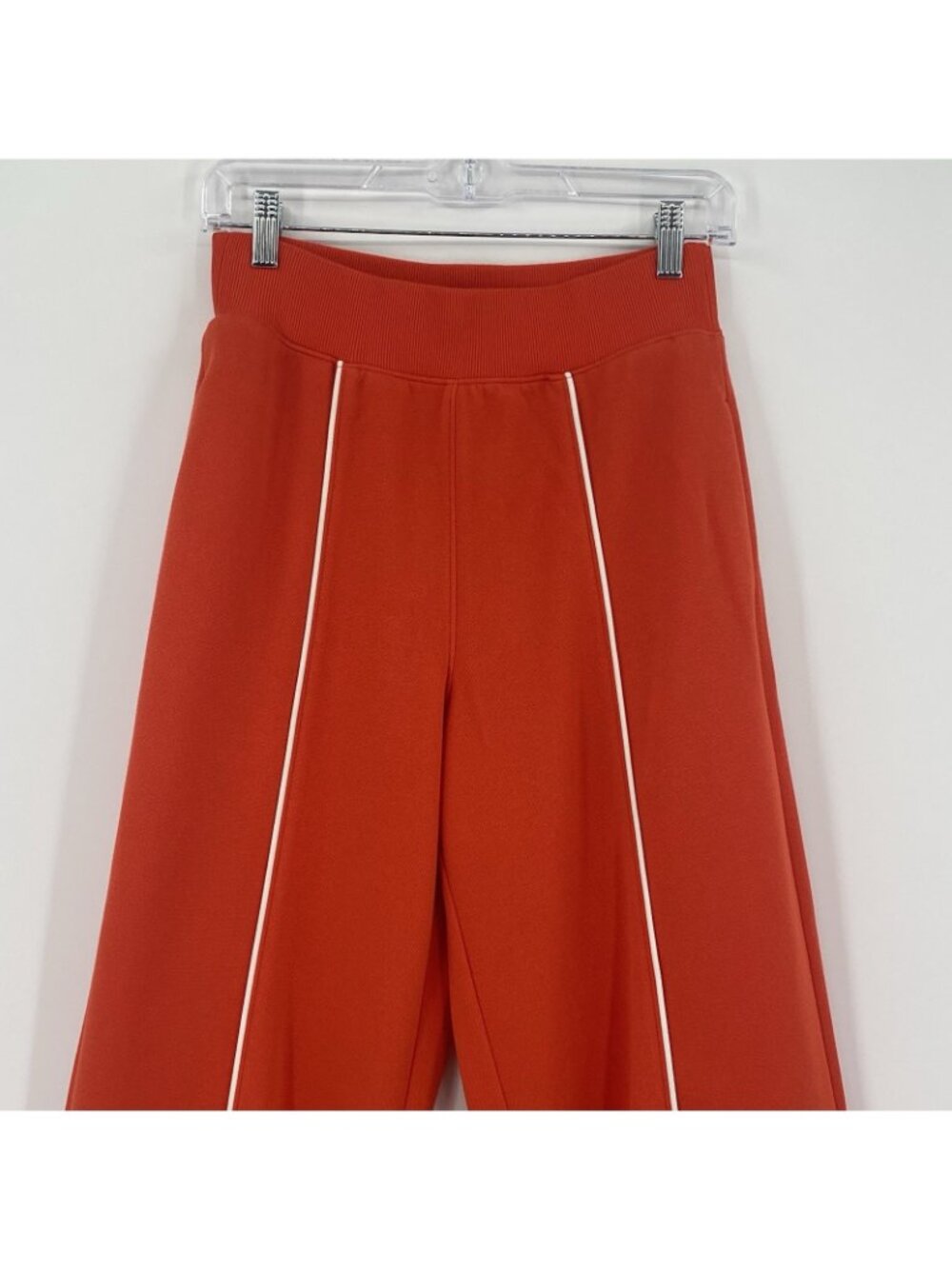 Spanx Size Small Airpique Straight Track Pant In Poppy - Picture 10 of 14